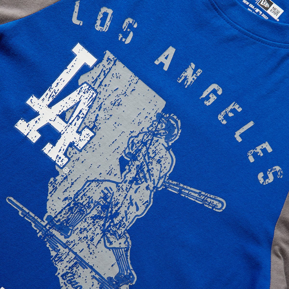 New Era T-Shirts LOS ANGELES DODGERS RAGLAN LS T-SHIRT