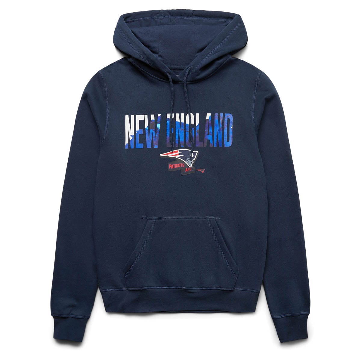 NEW ENGLAND PATRIOTS ABSTRACT HOODIE NAVY