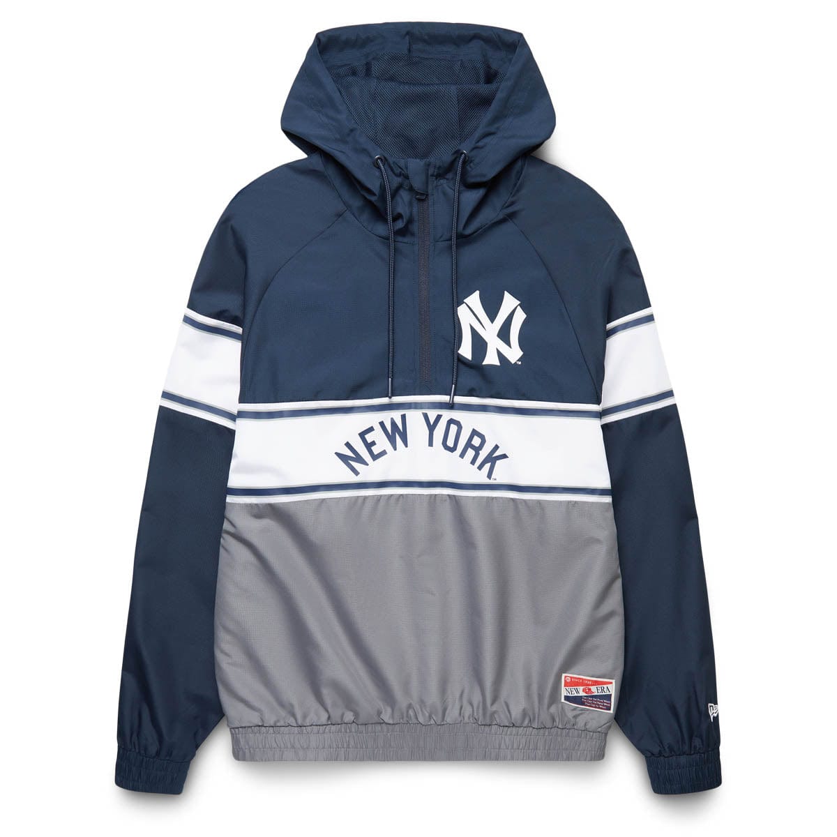 Men's Nike Navy/White New York Yankees Cooperstown Collection V-Neck Pullover Windbreaker, XL