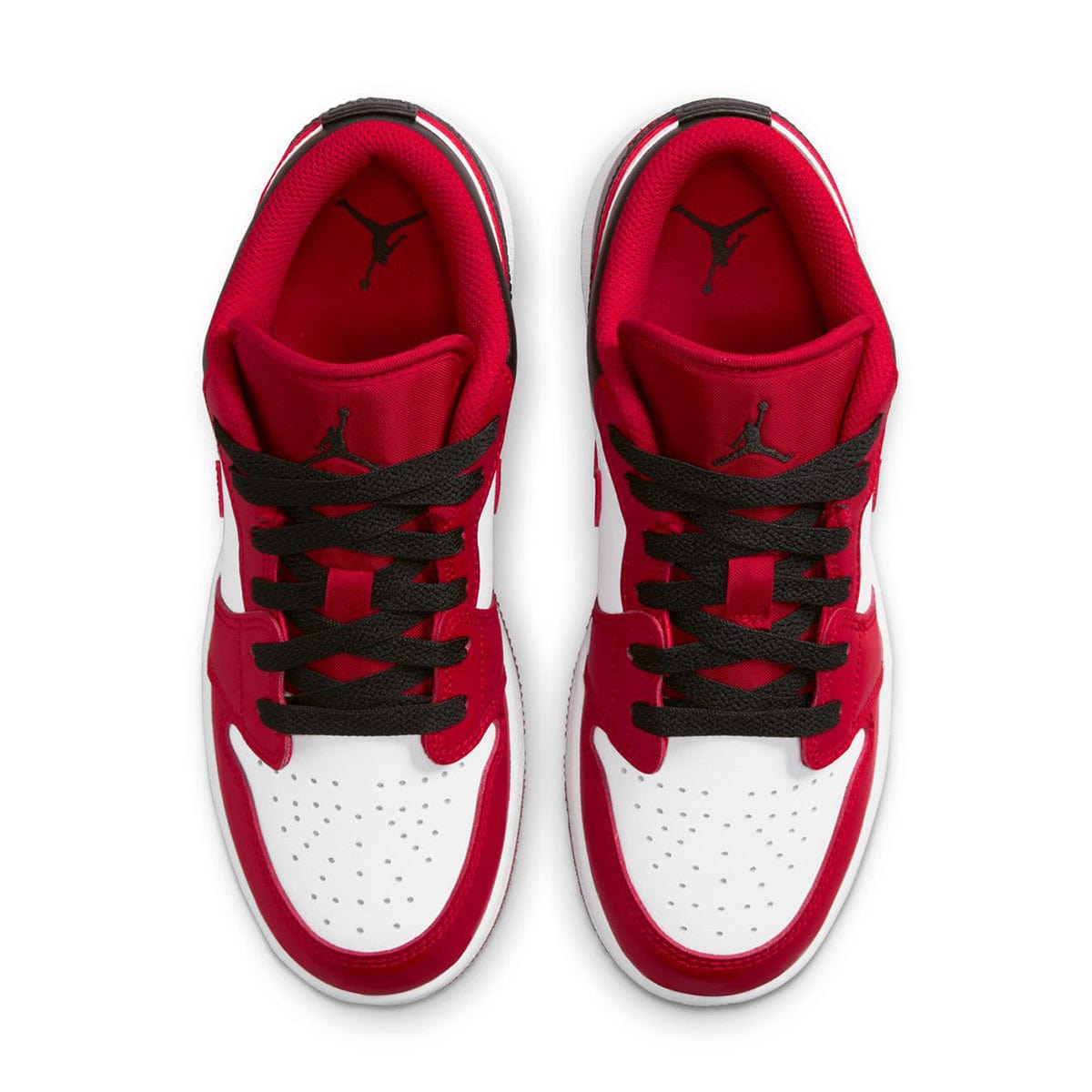 Air jordan 1 low gym red black white on sale