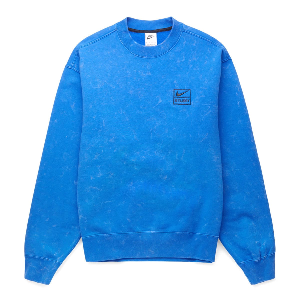 X STUSSY NRG ACID WASH CREWNECK [DR4024-480] | Bodega