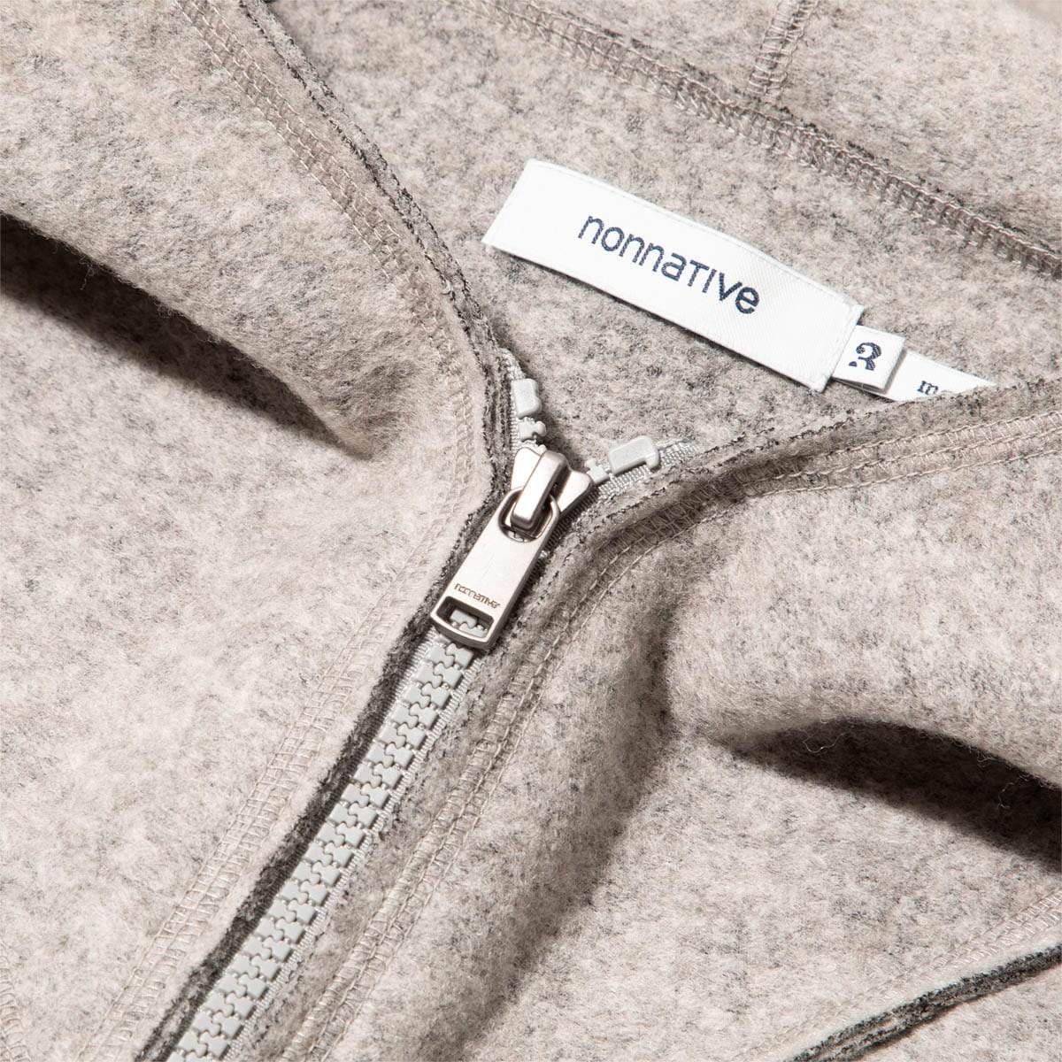 nonnative Hoodies & Sweatshirts MASTER FULL ZIP GOWN