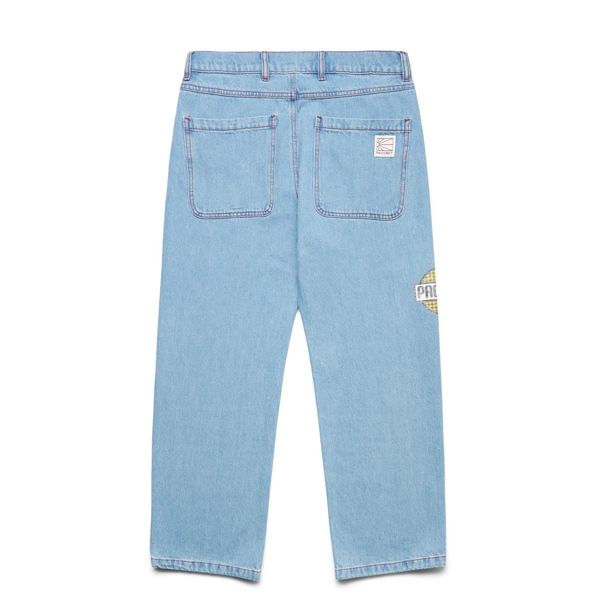 Rassvet Bottoms VARSITY STRAIGHT DENIM TROUSERS WOVEN