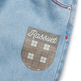 Rassvet Bottoms VARSITY STRAIGHT DENIM TROUSERS WOVEN