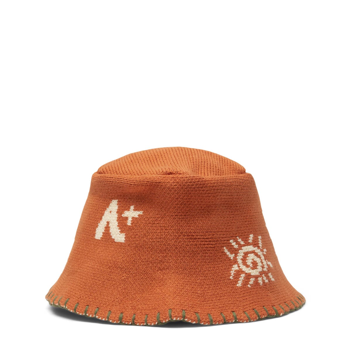 Perks and Mini Headwear ORANGE AID / O/S LA - A+ SYMBOL KNITTED HAT