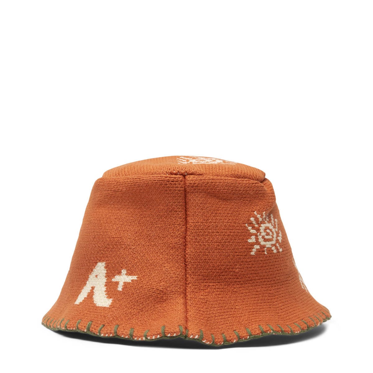 Perks and Mini Headwear ORANGE AID / O/S LA - A+ SYMBOL KNITTED HAT