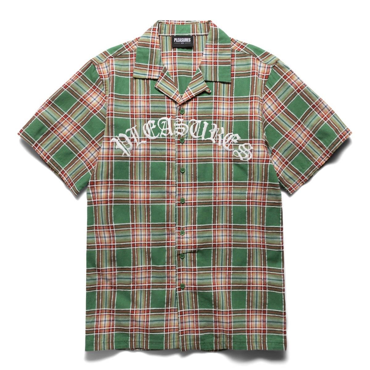 Pleasures Shirts AROUSAL PLAID BUTTON DOWN