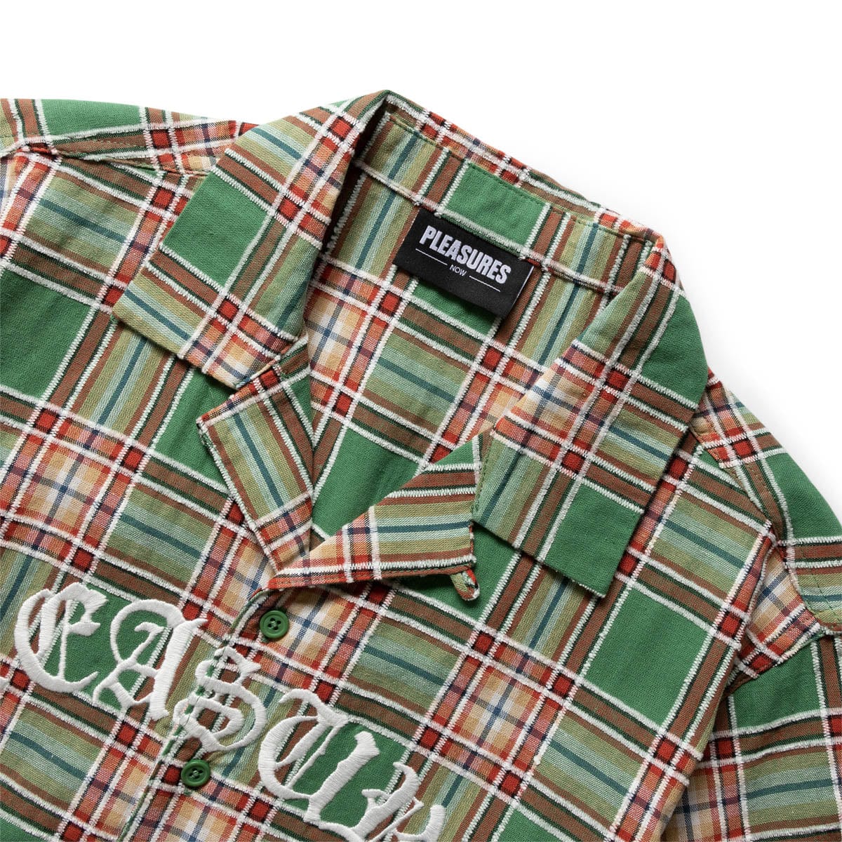 Pleasures Shirts AROUSAL PLAID BUTTON DOWN