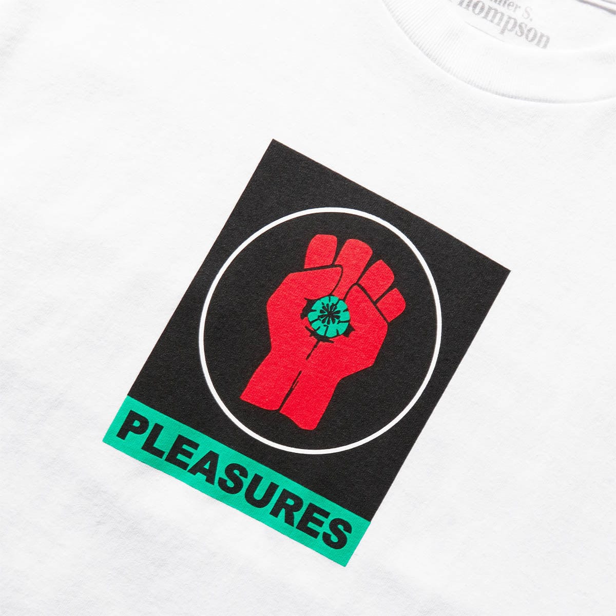 Pleasures BADGE T-SHIRT WHITE