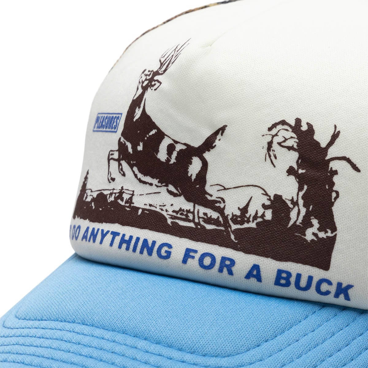 Pleasures Headwear CAMO / O/S BUCK TRUCKER HAT