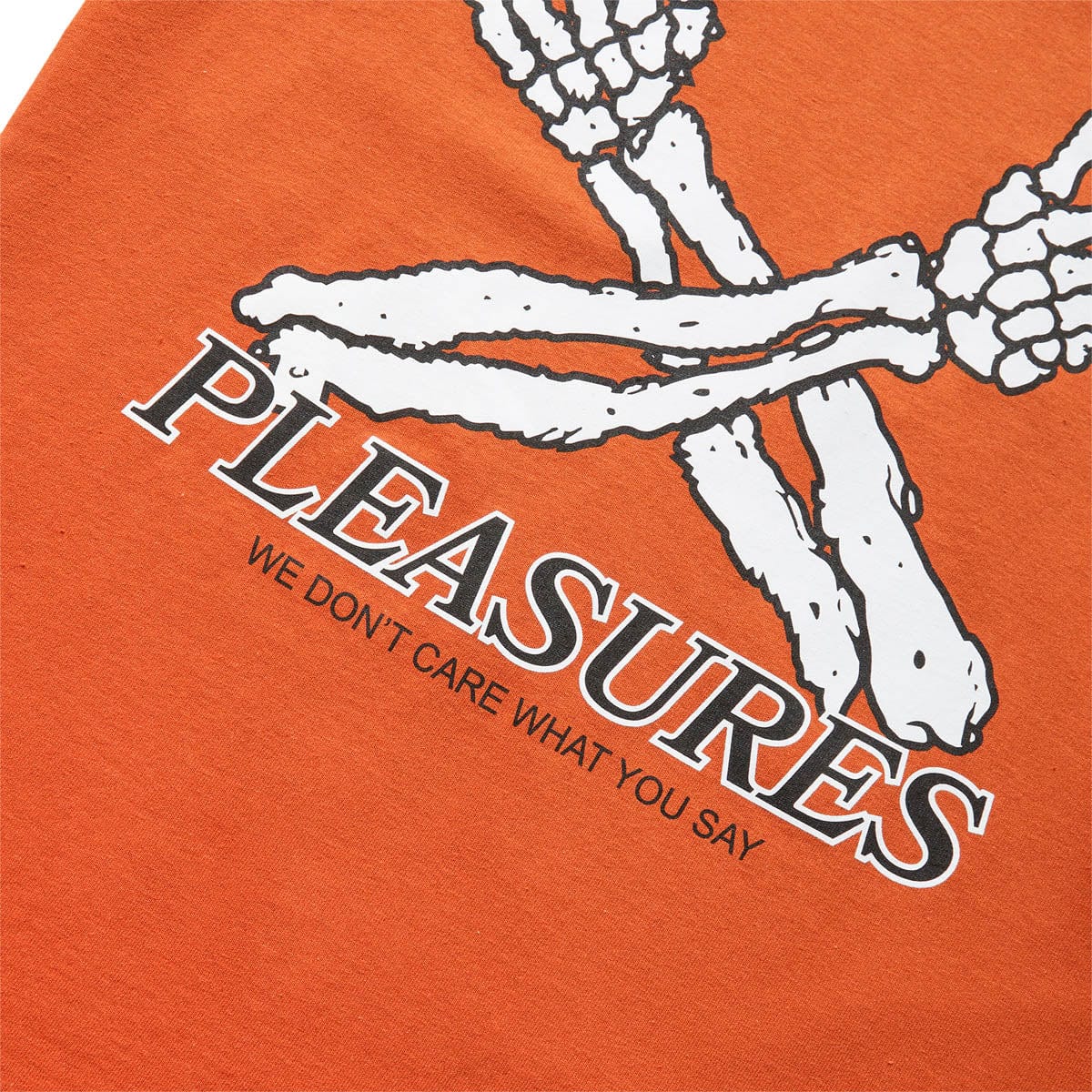 Pleasures T-Shirts DON'T CARE T-SHIRT