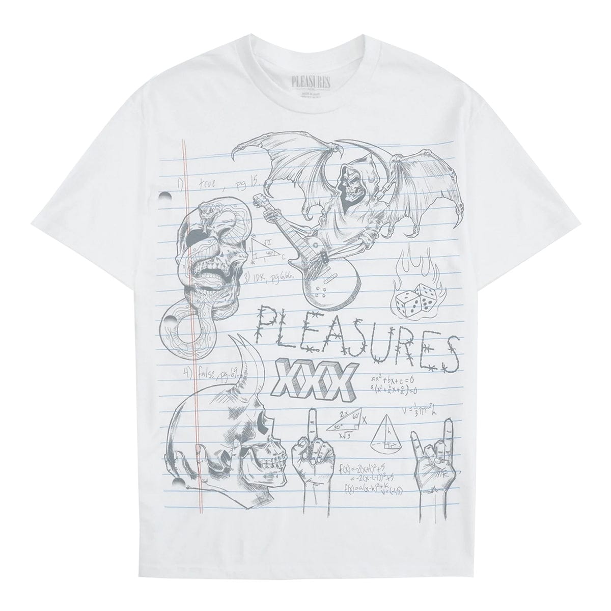 Pleasures T-Shirts HOMEWORK T-SHIRT