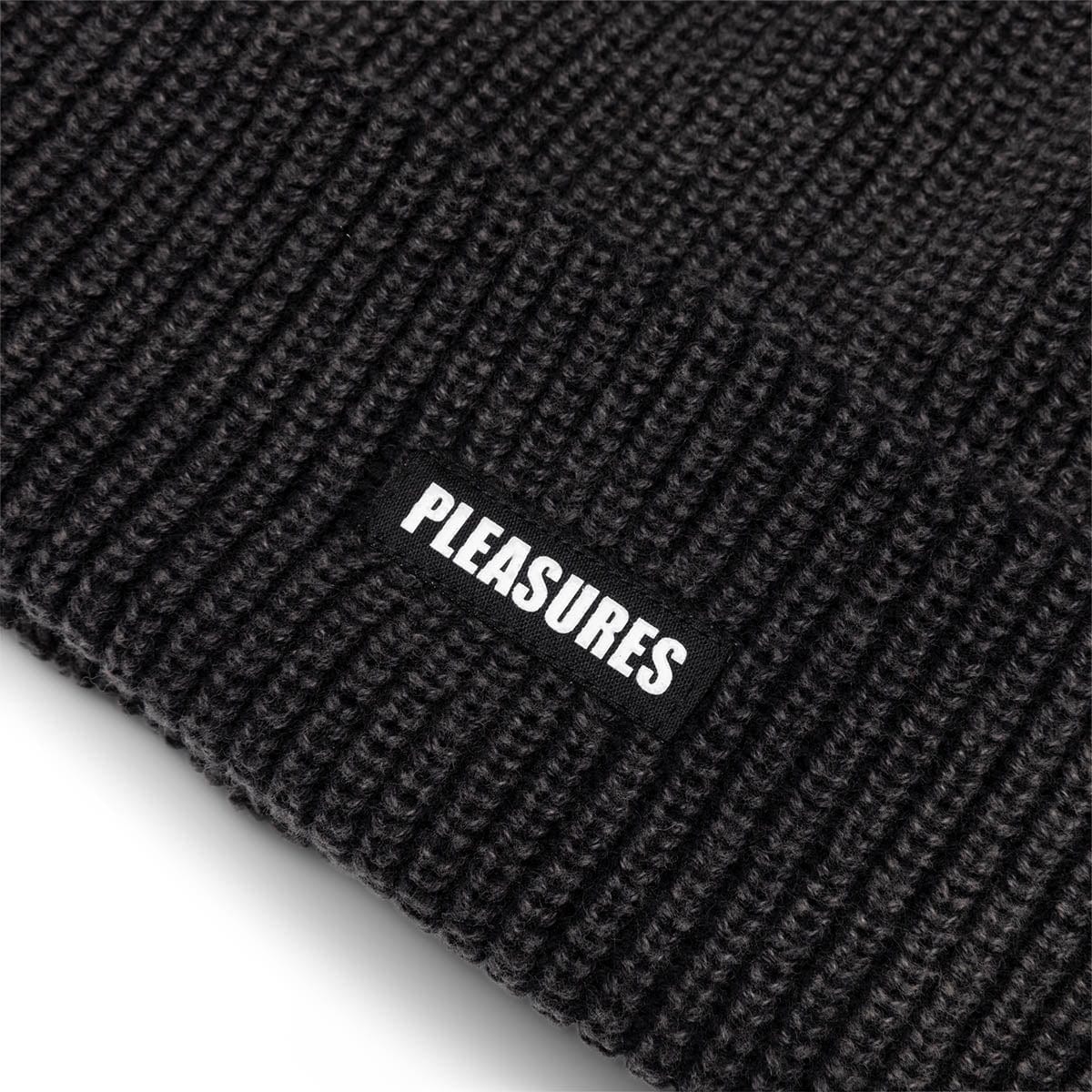 Pleasures IMPACT LOGO BEANIE BLACK