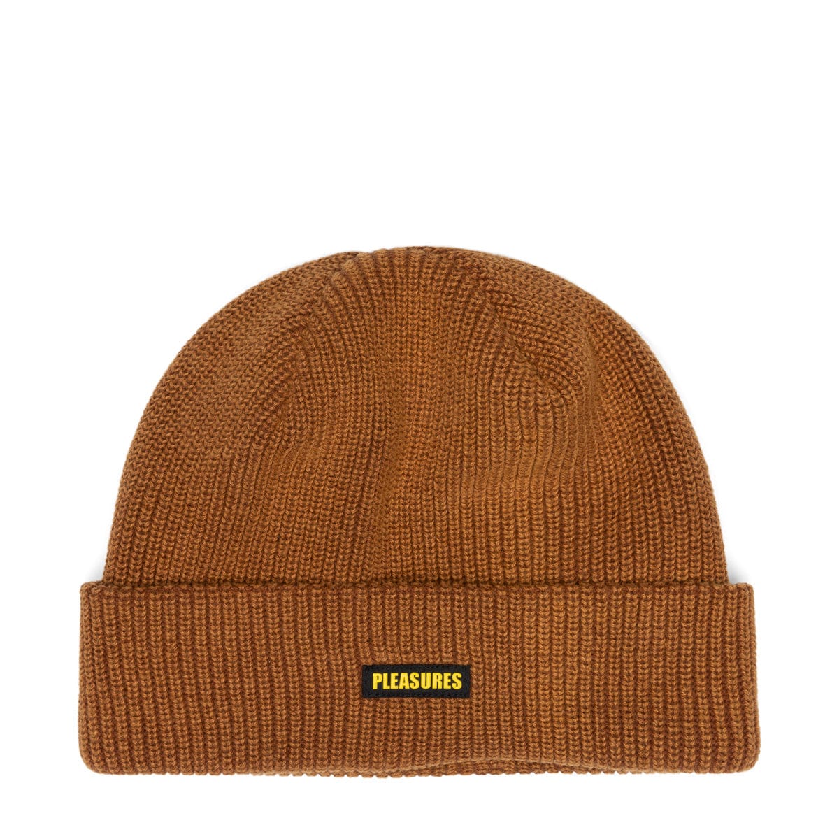 Pleasures IMPACT LOGO BEANIE TAN