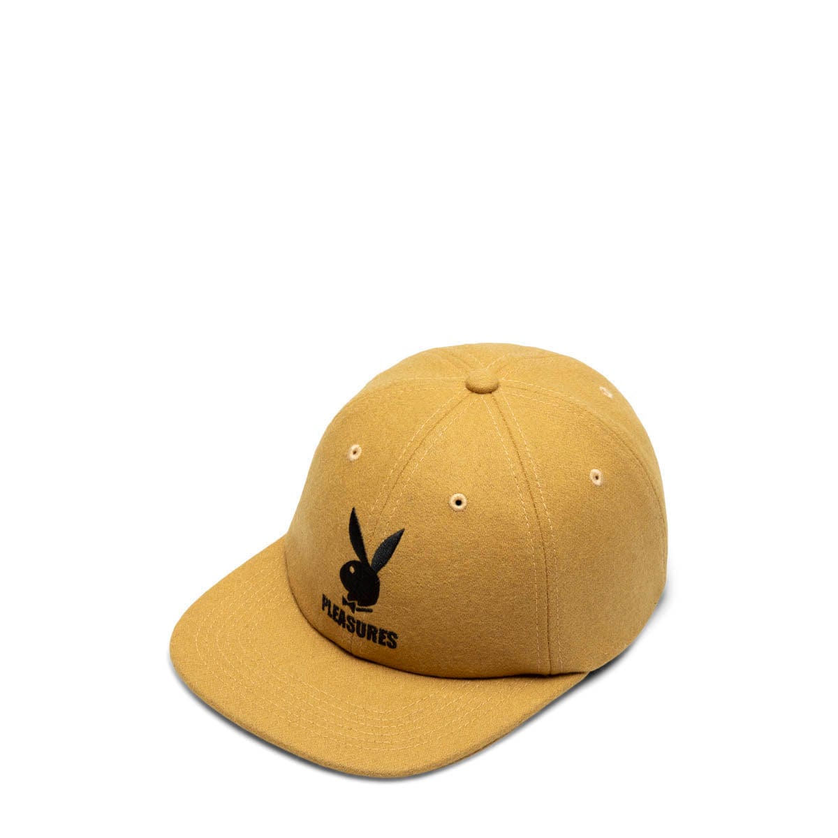 Pleasures X PLAYBOY WOOL STRAPBACK HAT Mustard 