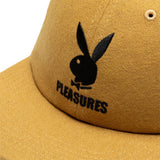 Pleasures X PLAYBOY WOOL STRAPBACK HAT Mustard 