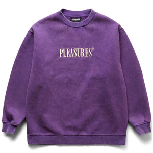 Pleasures Hoodies & Sweatshirts SOUR WASHED CREWNECK