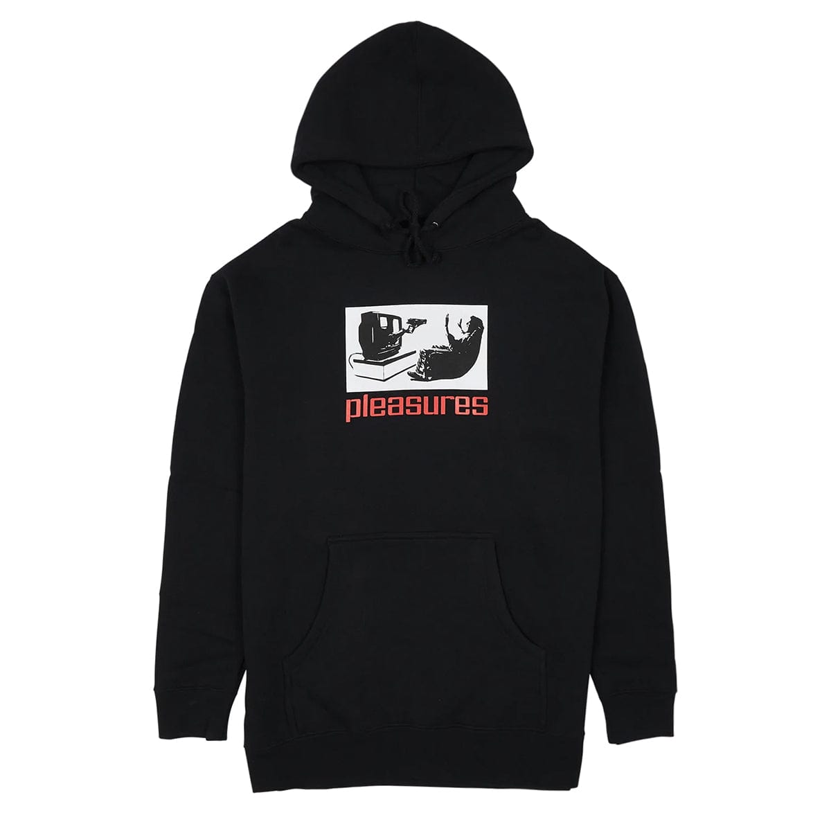 TV HOODIE BLACK | Bodega