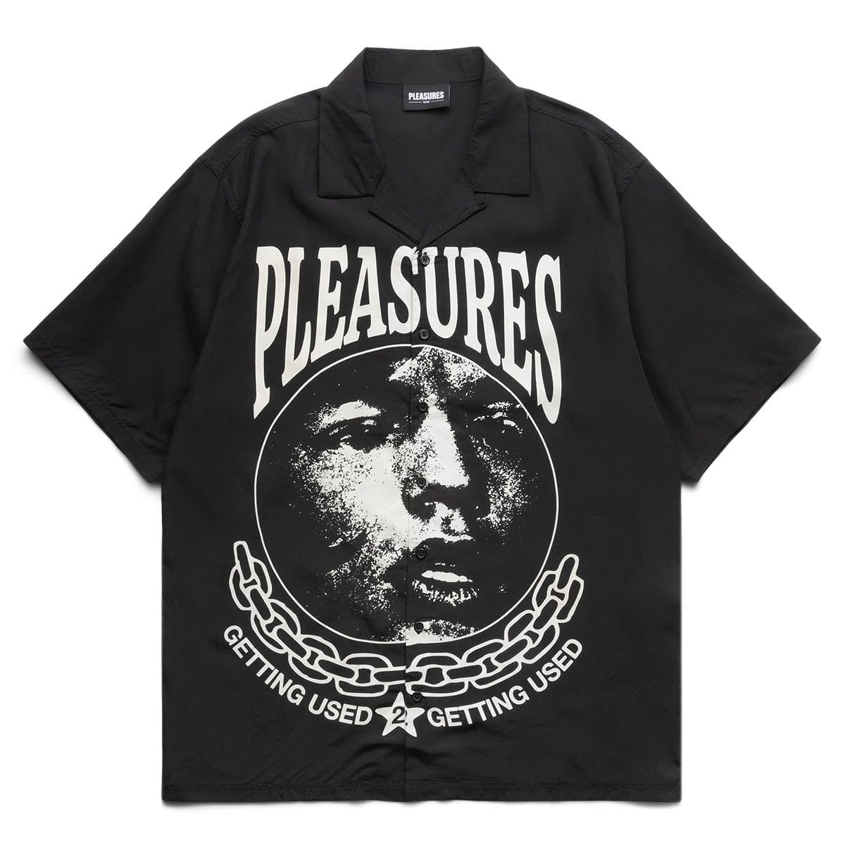 Pleasures T-Shirts USED BUTTON DOWN