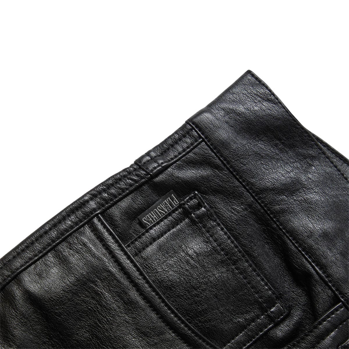 Pleasures Bottoms VEGAN LEATHER 5 POCKET PANTS