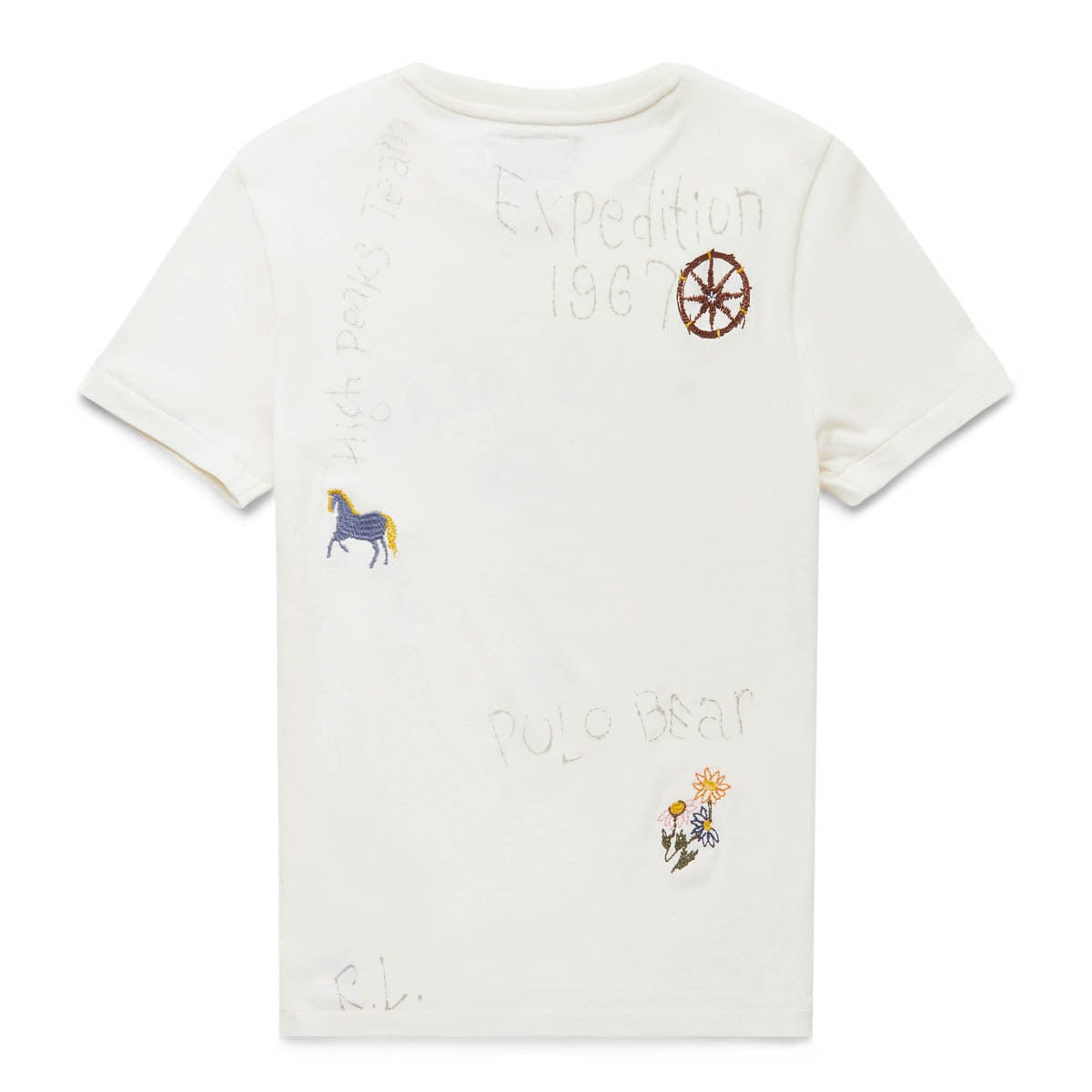 Polo Ralph Lauren T-Shirts DENIM BEAR GRAPHIC T-SHIRT