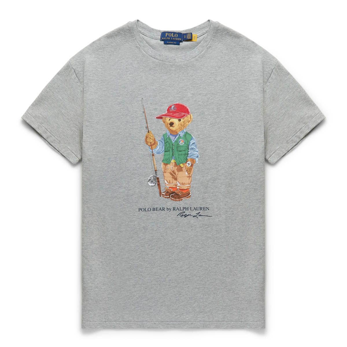 Polo Ralph Lauren T-Shirts FISHING BEAR GRAPHIC T-SHIRT