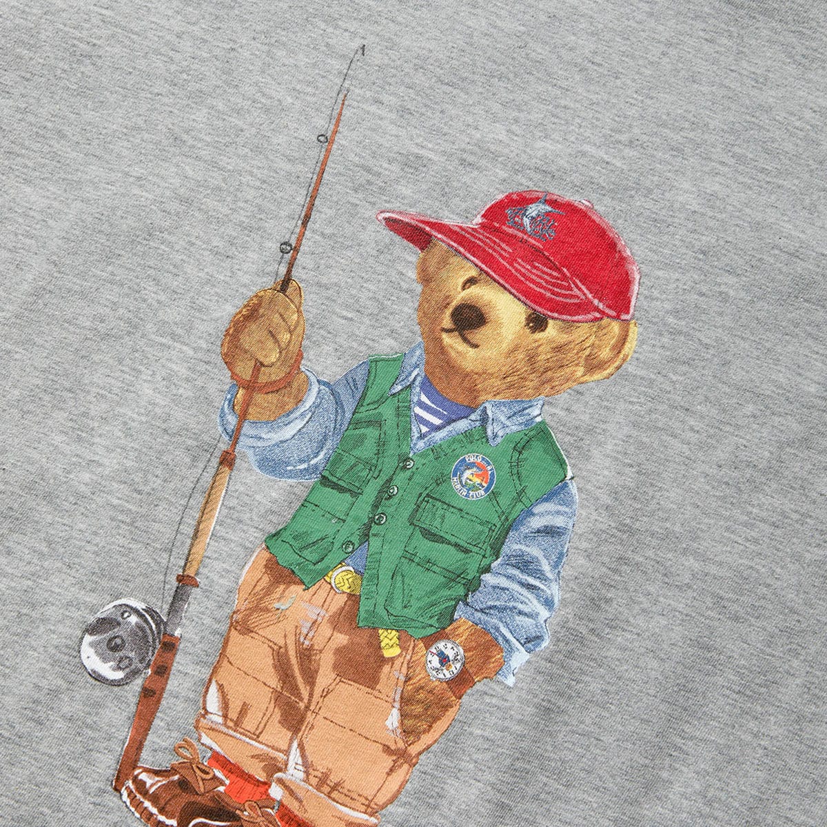 Polo Ralph Lauren T-Shirts FISHING BEAR GRAPHIC T-SHIRT