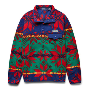 FAIR ISLE BRUSHED FLEECE PULLOVER WINTER GEOMETRIC | Bodega