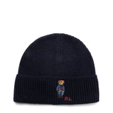 Polo Ralph Lauren Headwear HUNTER NAVY / O/S SOLID DENIM BEAR BEANIE