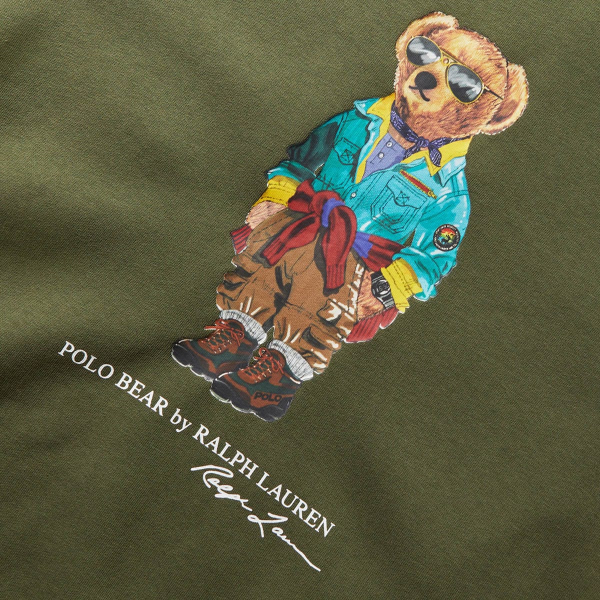 Polo Ralph Lauren Hoodies & Sweatshirts VOYAGER BEAR GRAPHIC FLEECE HOODED SWEATSHIRT