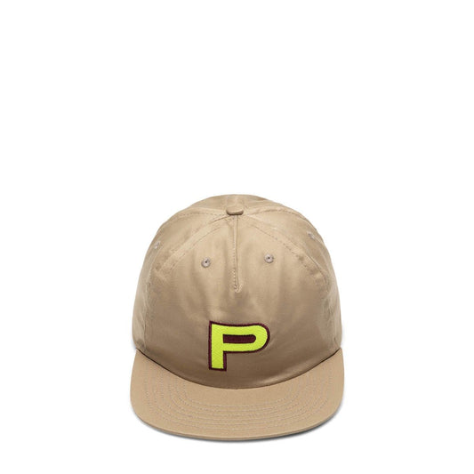 POWERS Headwear KHAKI / O/S BLOCK ''P'' 5 PANEL CAP