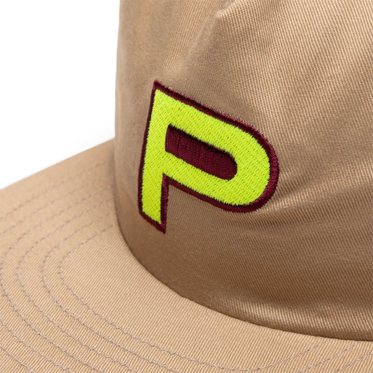 POWERS Headwear KHAKI / O/S BLOCK ''P'' 5 PANEL CAP