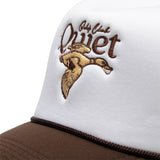 Quiet Golf Headwear BROWN / O/S PELICAN TRUCKER HAT