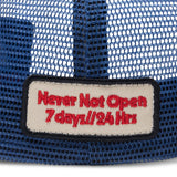 Real Bad Man Headwear BLUE / O/S NNO MESH 6 PANEL HAT