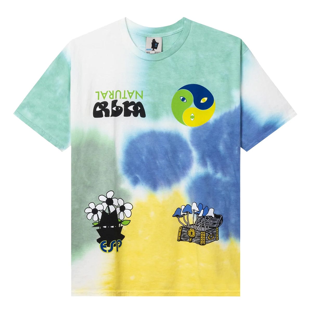 Real Bad Man T-Shirts PSYCHIC PLANT TIE DYE S/S SHIRT