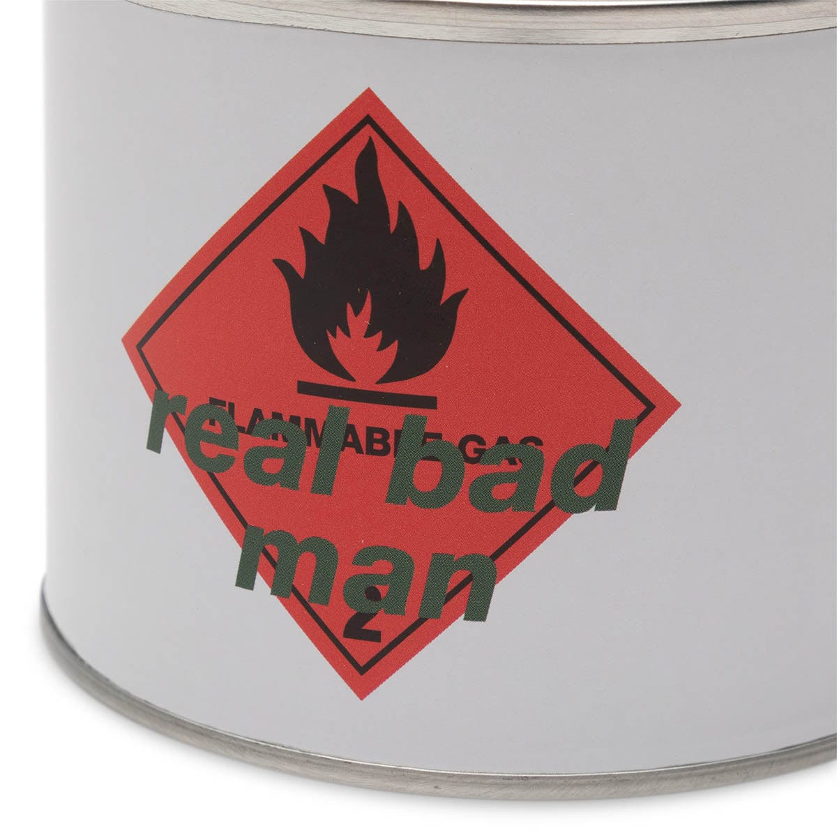 Real Bad Man Home WHITE / O/S RBM FLAMMABLE GAS CANDLE