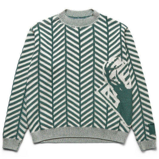 Reese Cooper Knitwear HERRINGBONE KNIT SWEATER