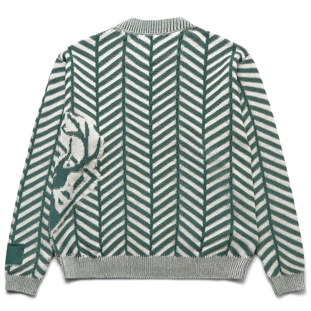 Reese Cooper Knitwear HERRINGBONE KNIT SWEATER