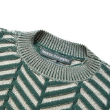 Reese Cooper Knitwear HERRINGBONE KNIT SWEATER