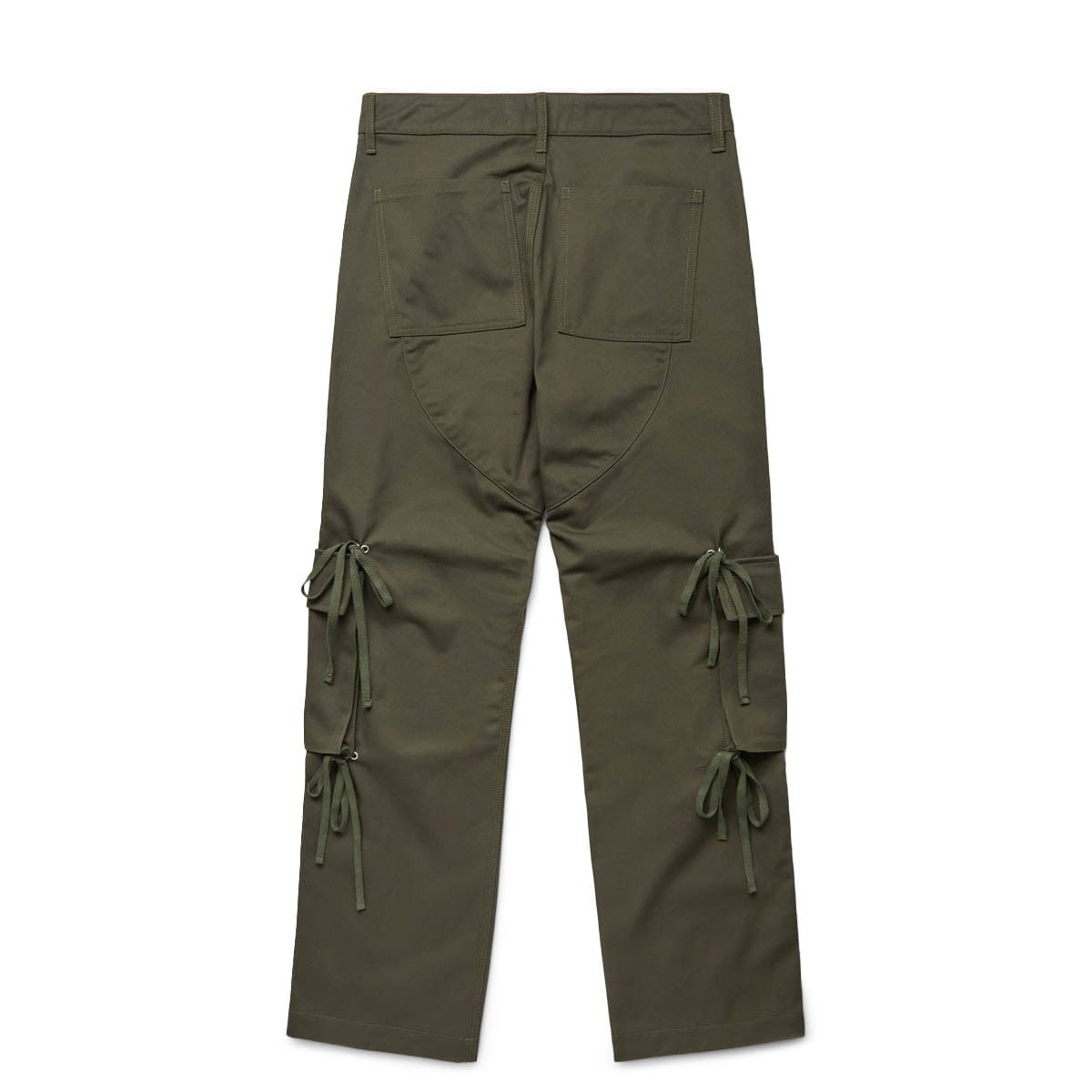 MODULAR POCKET COTTON TWILL CARGO PANTS OLIVE | Bodega