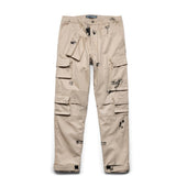 Reese Cooper Bottoms STAMP PRINT COTTON CANVAS CARGO TROUSER