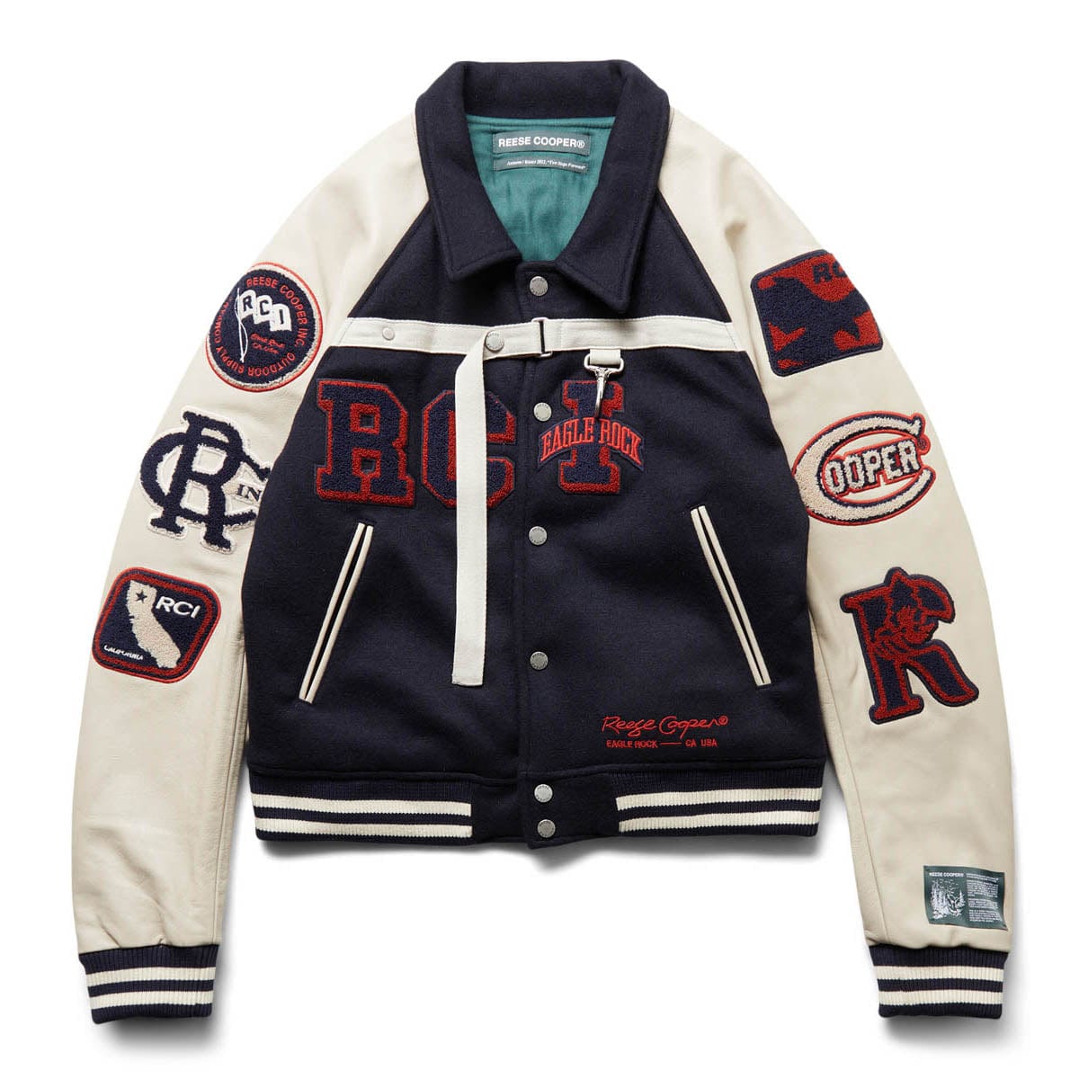 Reese Cooper Outerwear TWO STEPS FORWARD WOOL VARSITY JACKET