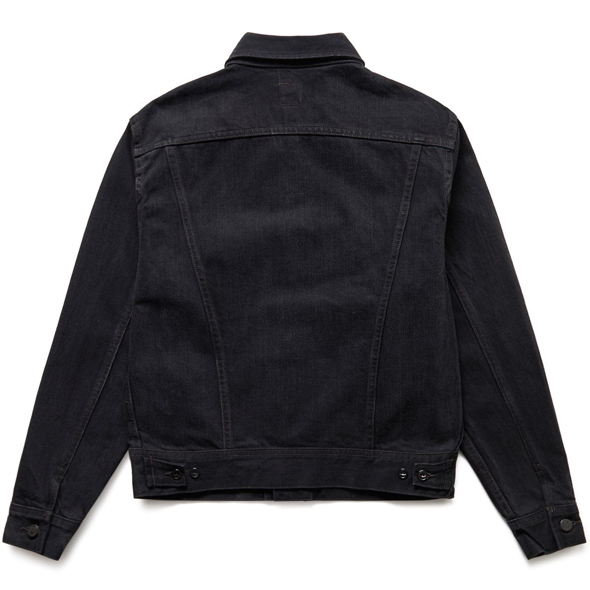 RRL BLACKWASHED DENIM JACKET BLACK