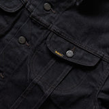 RRL BLACKWASHED DENIM JACKET BLACK