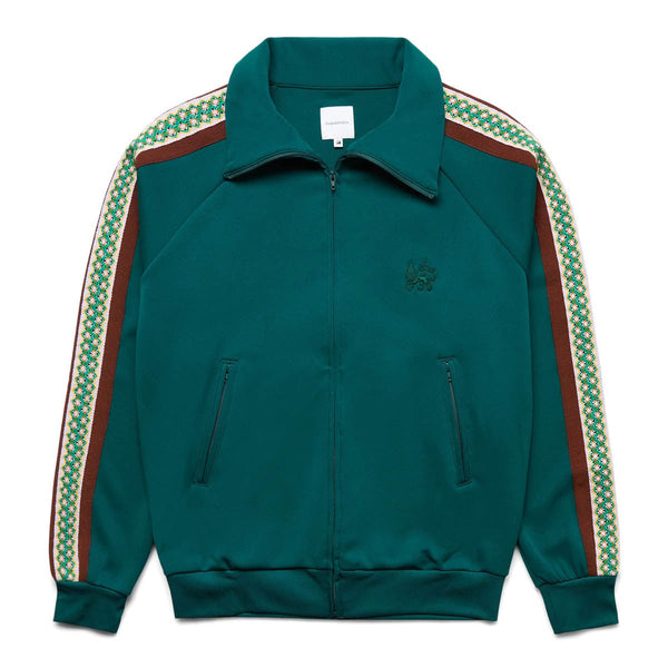 LACE TAPE TRACK JACKET DARK GREEN | GmarShops | bfb Supreme