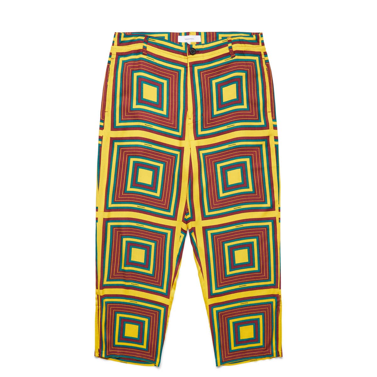 Sasquatchfabrix Bottoms RASTA CHECK EASY PANTS