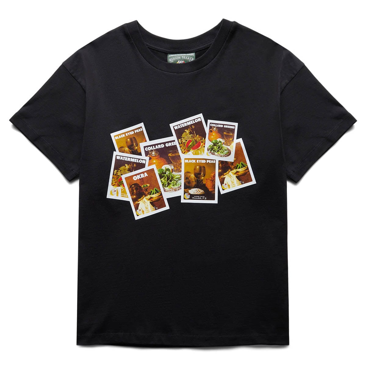 Sky High Farm Workwear T-Shirts DENIM TEARS PRINT S/S KNIT T-SHIRT