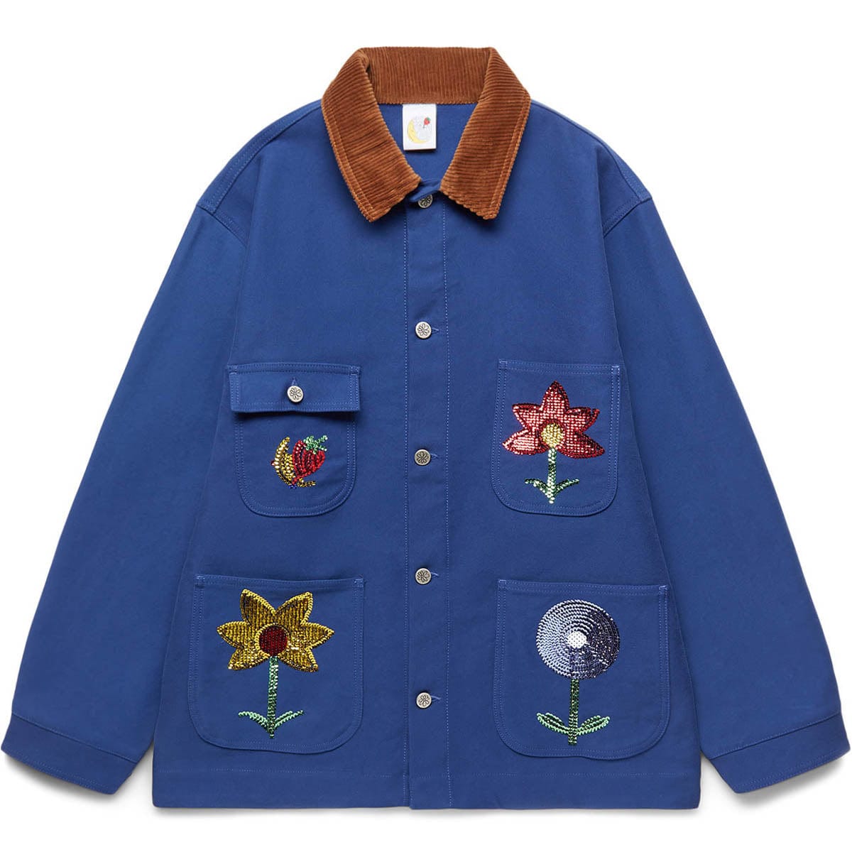 Sky High Farm Workwear Outerwear EMBROIDERED WORKWEAR DENIM CHORE COAT