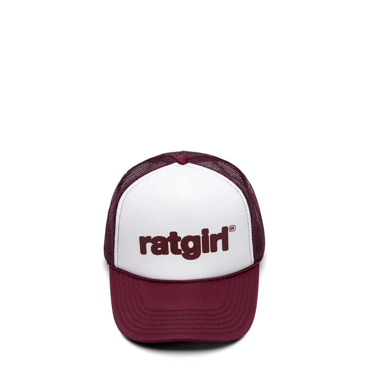 Stray Rats Headwear BURGUNDY / O/S RATGIRL TRUCKER HAT