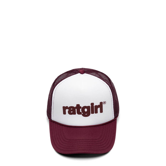 Stray Rats Headwear BURGUNDY / O/S RATGIRL TRUCKER HAT